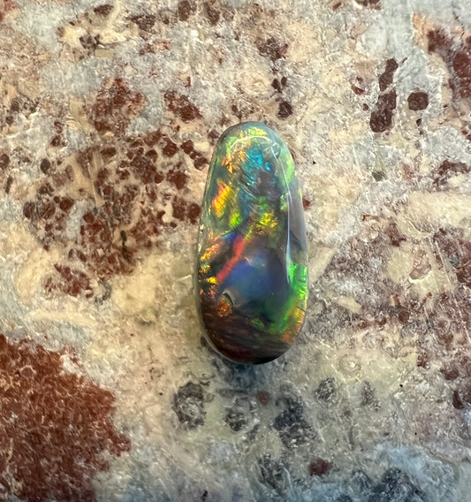 0.6 ct Black Crystal Opal