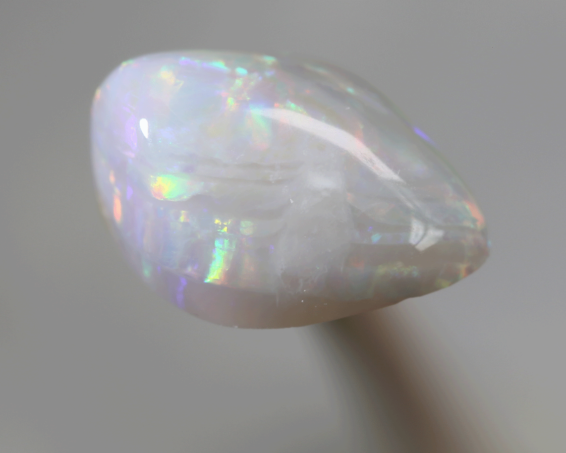 Fossil opal in freeform