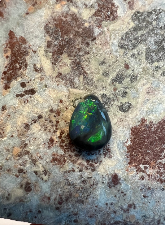 0.68 carat Black Opal