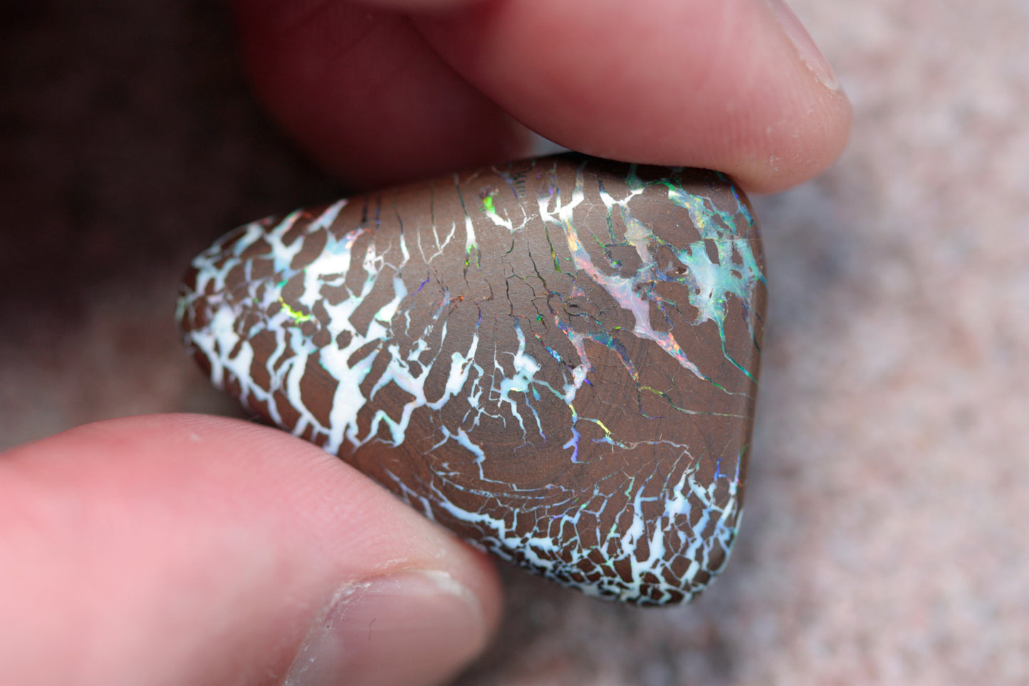 62 carats matrix boulder opal