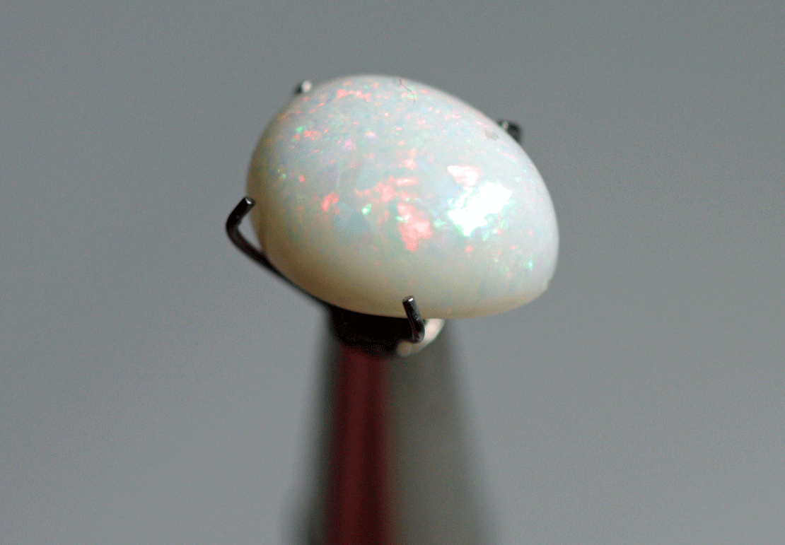 12 ct white opal trio